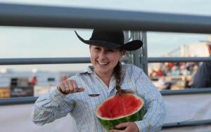 Sarah Wright breaks the mold when it comes to rodeo competitors.